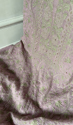 Load image into Gallery viewer, fine do and teen taar chikankari and haath ki jaali across the kurta