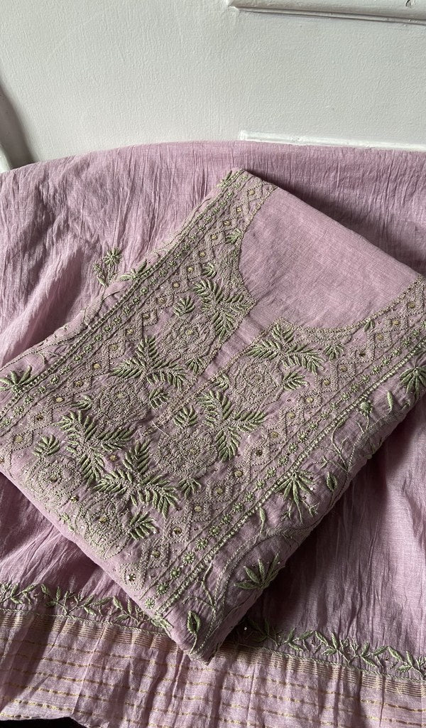close up of the embellishment on the yoke