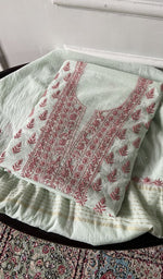 Load image into Gallery viewer, close up of the embellishment on the yoke