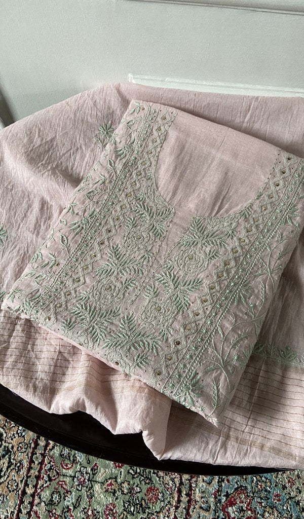 close up of the embellishment on the yoke
