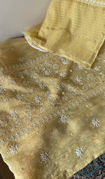 Beads, sequins and cutdana along the panel