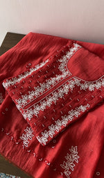 The folded set again, gala and placket in view