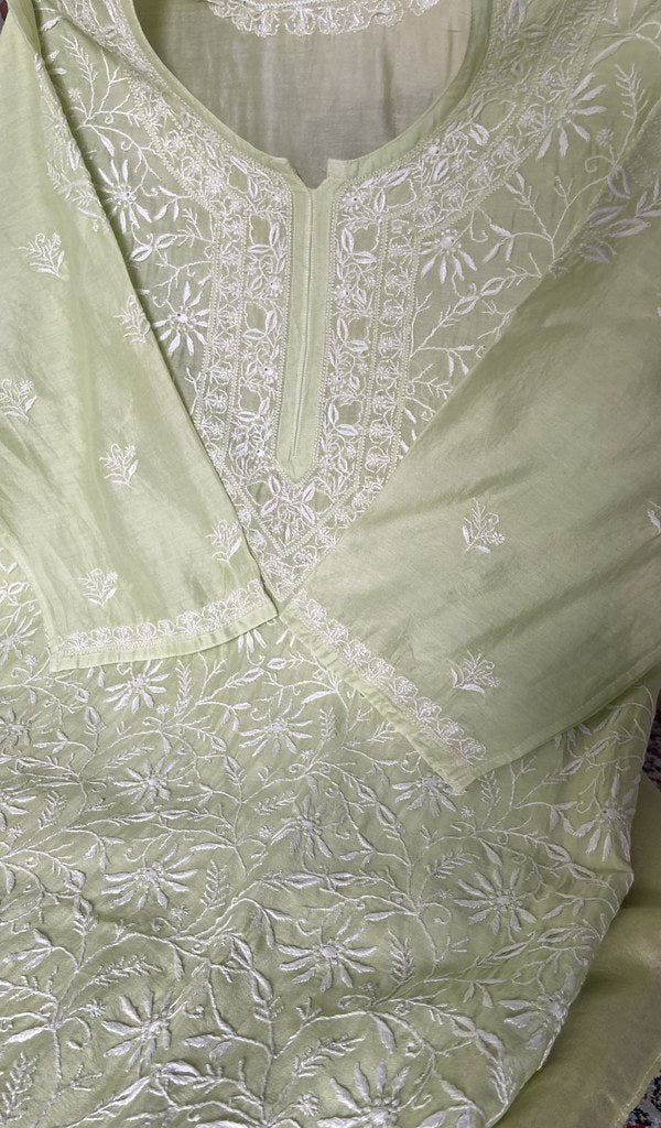 dupatta detail with the border work