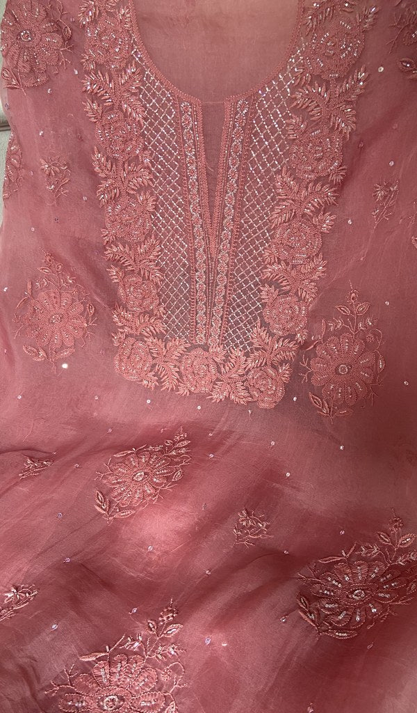 dupatta detail with the border work