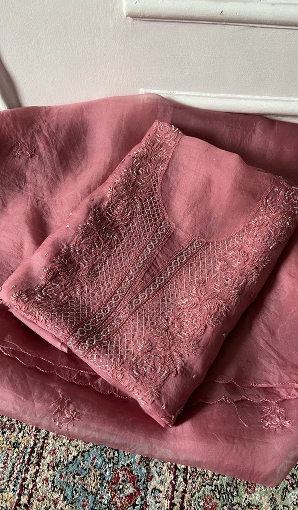 close up of the embellishment on the yoke