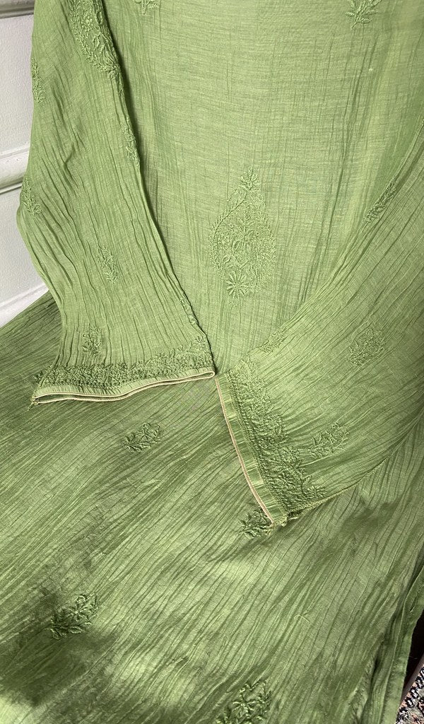 close up of the stitch work