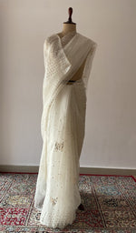 The drape from the back