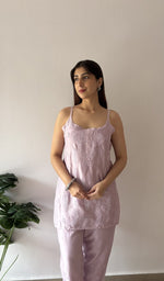 Back of the 2 pc stitched co-ord set