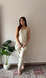 Back of the 2 pc stitched co-ord set