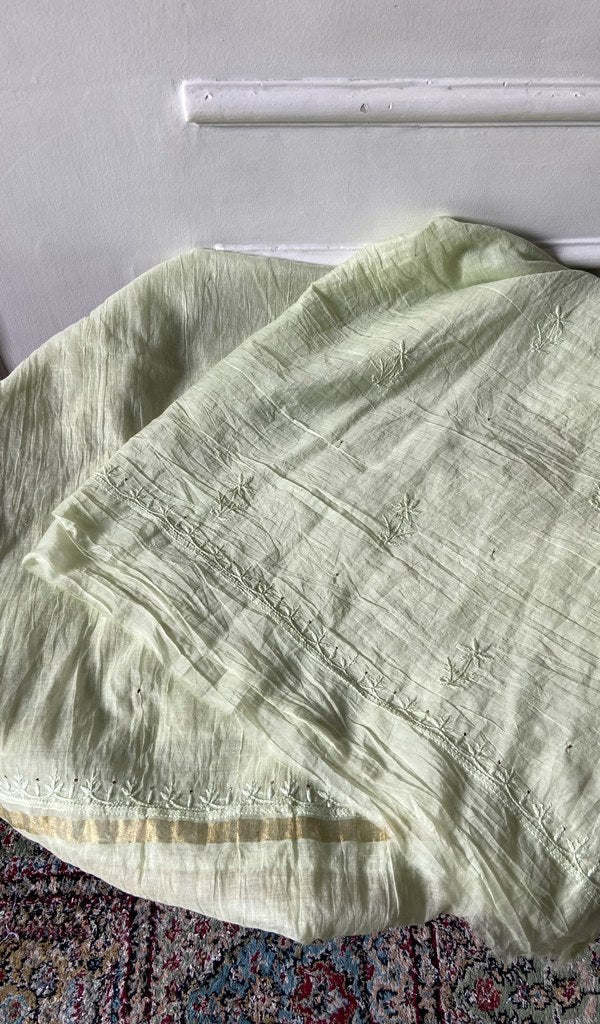 Kurta piece folded over the bottom