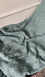 Load image into Gallery viewer, gala and front chikankari on powder blue pure mul chanderi