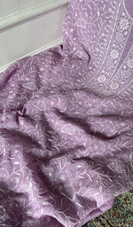 将图像加载到图库查看器中， Do taar and teen taar chikankari in close view