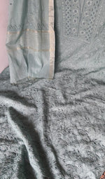 Beads, sequins and cutdana along the panel
