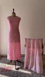The set on the mannequin with its dupatta beside it