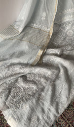 Gala and front placket, fine front and back chikankari anarkali with haath ki jaali