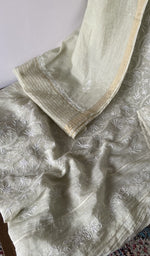 Gala and front placket, fine front and back chikankari anarkali with haath ki jaali