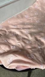 Gala and front placket, fine chikankari with haath ki jaali