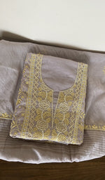 Second folded view of the grey kurta piece