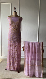 The set on the mannequin with its dupatta beside it