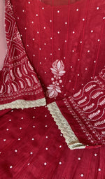 Daman and hem of the kurta