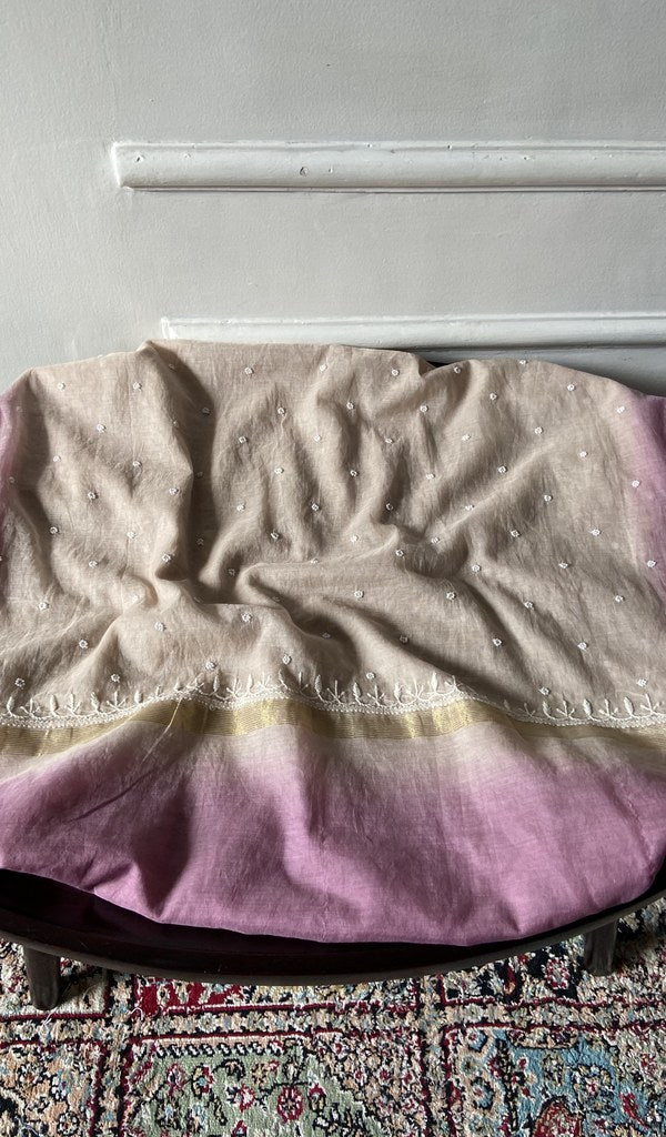 Kurta piece and dupatta laid out