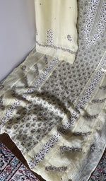 Front panel worked with beads, sequins and cutdana