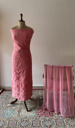 The set on the mannequin with its dupatta beside it