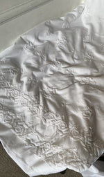 Gala and front placket, fine chikankari