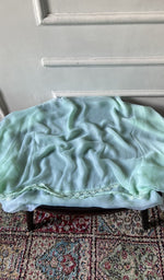 Load image into Gallery viewer, Chikankari across the body of the mint kurta piece