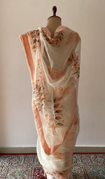 The drape from the back