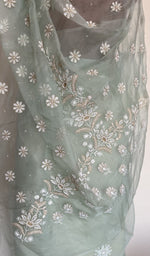 Saree on the mannequin, back view