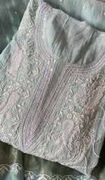 The folded set again, gala and placket in view