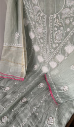 Daman and hem of the kurta