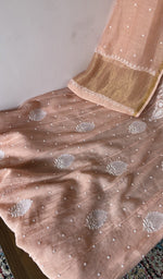 Front panel worked with beads, sequins and cutdana