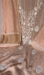 Gala and neckline, fine front and back embroidered chikankari anarkali