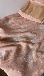 Beads, sequins and cutdana along the panel