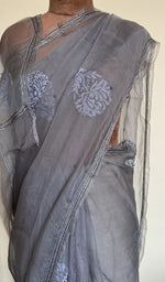 Saree on the mannequin, upper half