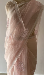 Back of the drape, pallu over the shoulder