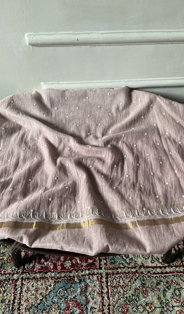 Kurta piece and dupatta laid out