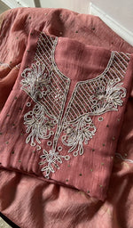 The folded set again, gala and placket in view