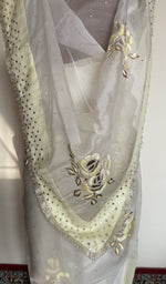 Saree on the mannequin, back view