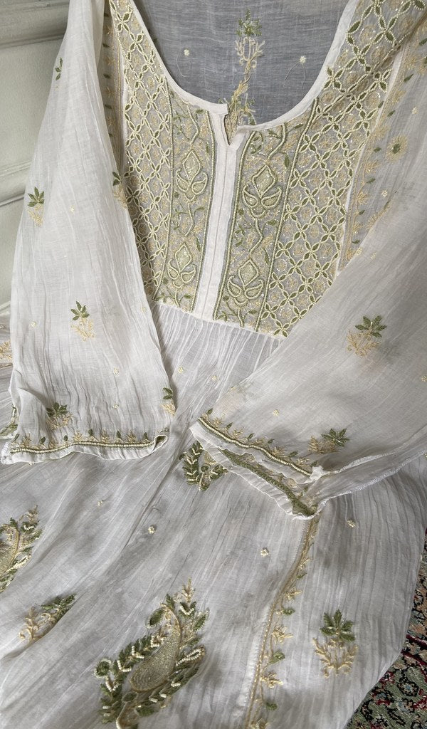 dupatta detail with the border work