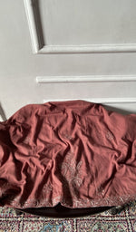 Load image into Gallery viewer, rust pure mul cotton, full piece laid out