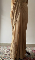 The drape from the back