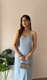 Fine resham chikankari across the yoke