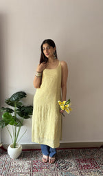 Fine resham chikankari across the yoke
