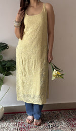 Viscose Georgette texture in close up