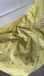 gala and front panel, allover badla and bead work gala and boota pattern