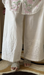 White palazzo on the model
