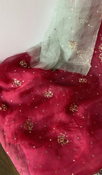 Close look at the badla work on gala and boota